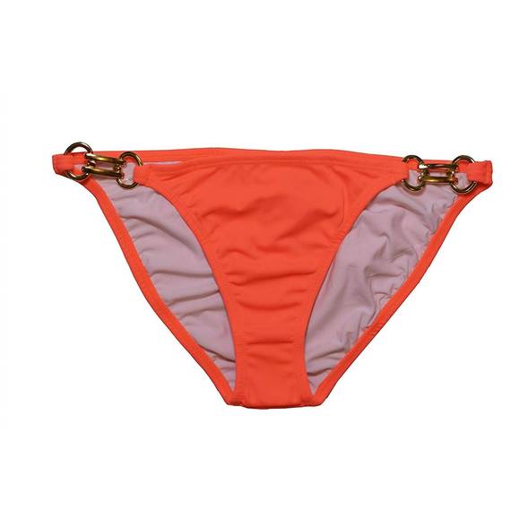 NEW PQ SWIM chain strap bikini bottom in tangerine - Picture 1 of 1